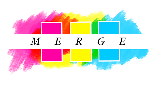 Merge exhibition logo
