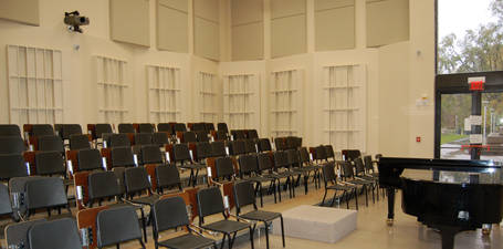 UT Center for Performing Arts Choir Rehearsal Room