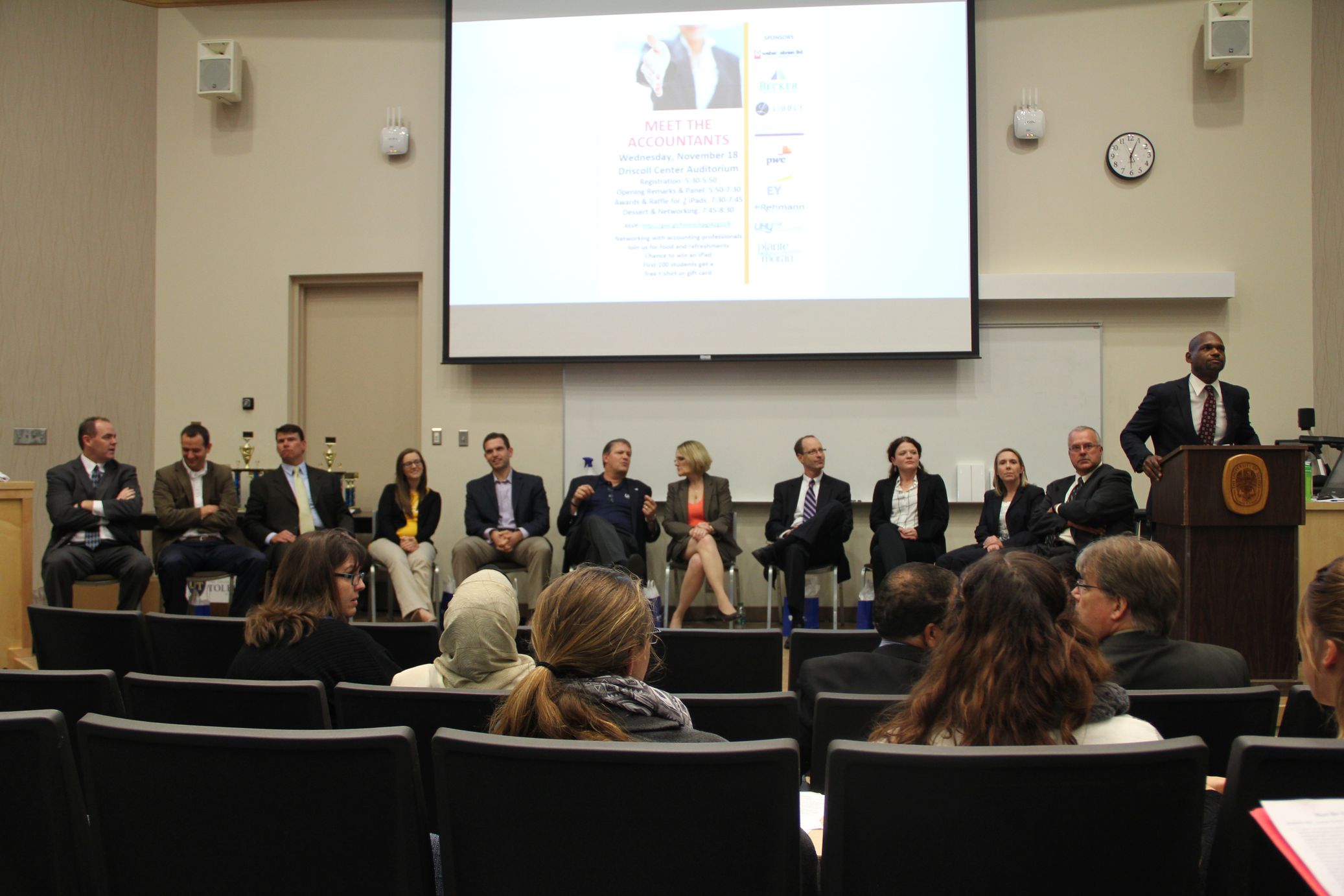 UT College of Business hosted Meet the Accountants program