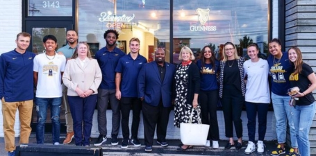 'Dining With the Deans' is a recurring event that brings together University leaders and Toledo student-athletes in an informal setting