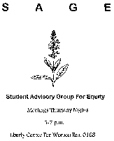 SAGE Student Advisory Group for Equity