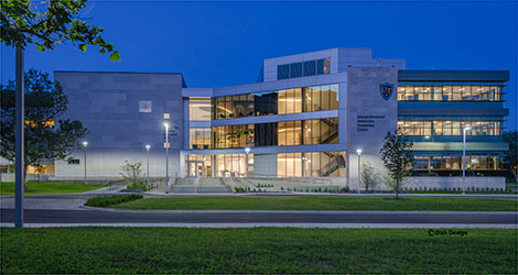 IISC bulding at night