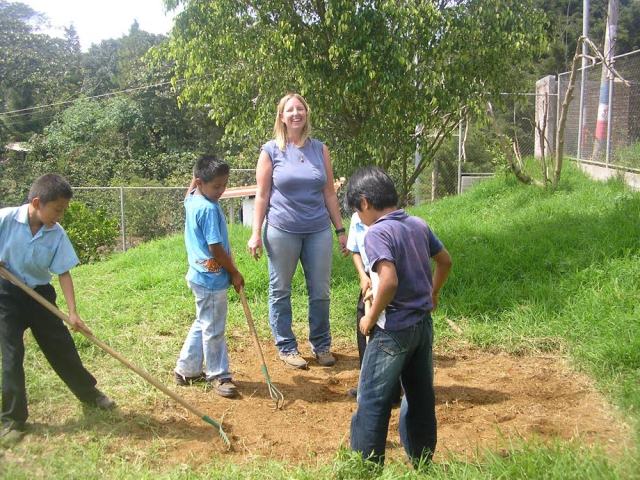 school garden