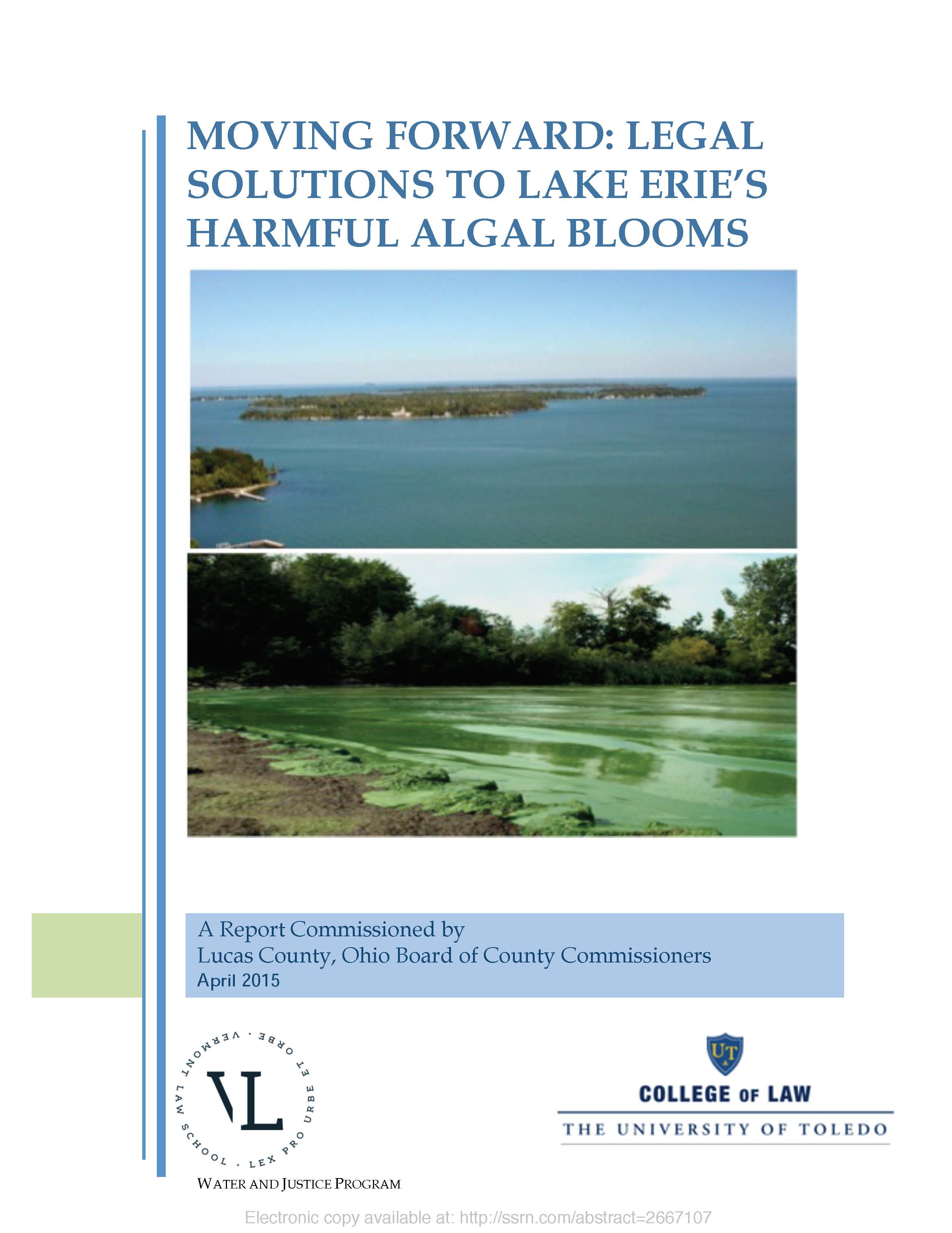 Moving Forward: Legal Solutions to Lake Erie's Harmful Algal Blooms