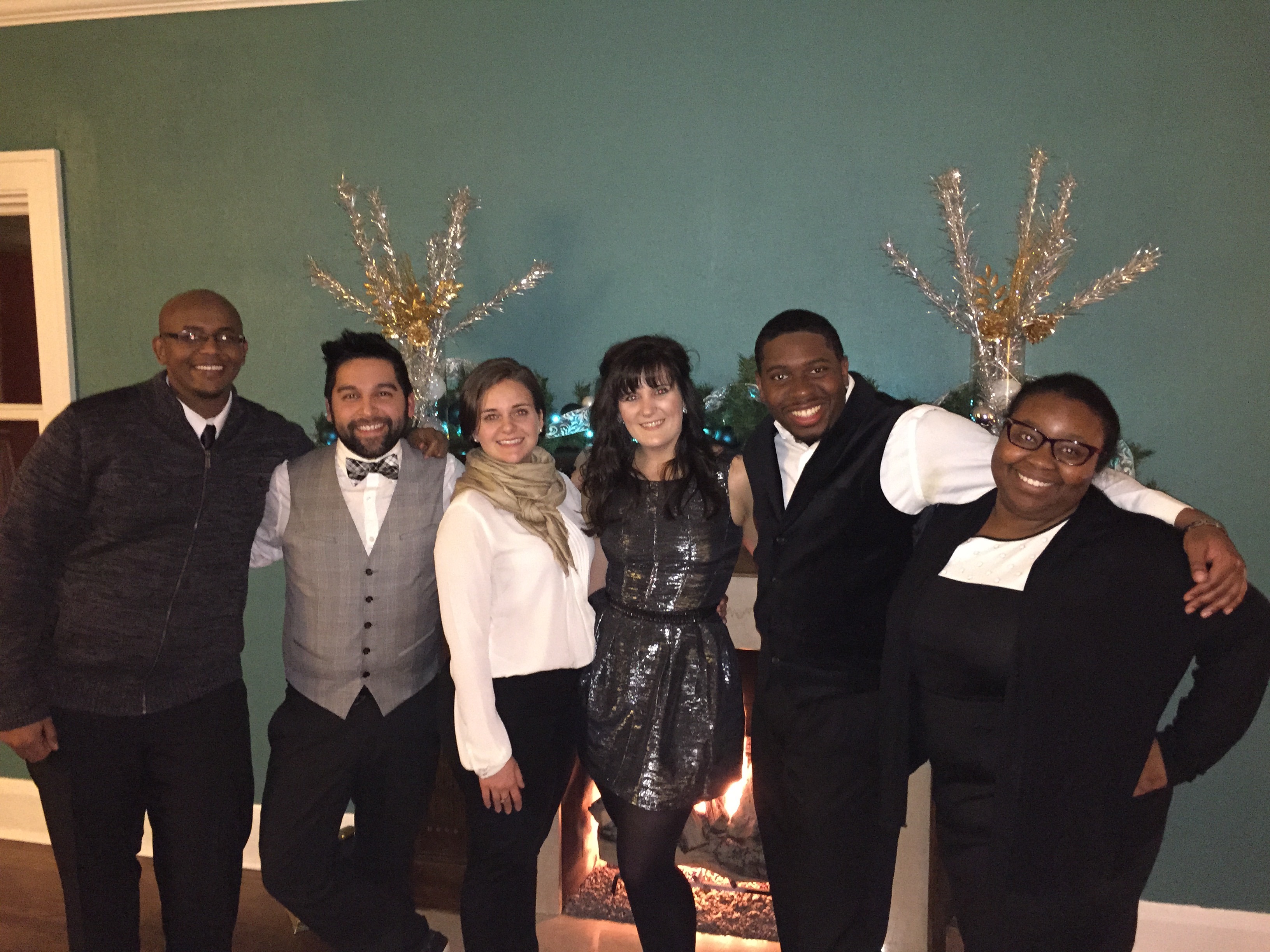 2nd year HESA students at Winter Dinner