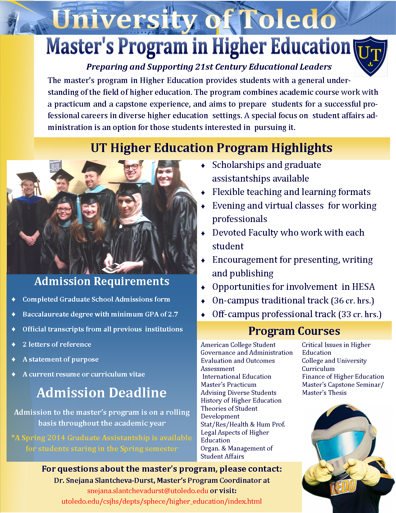 graduate programs higher education