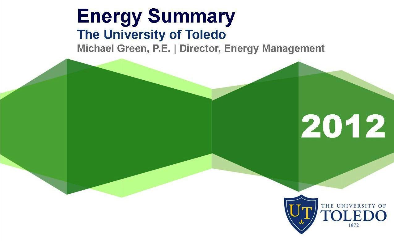Click here to access the FY2012 Energy Summary - PDF