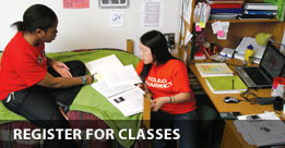 Register for classes
