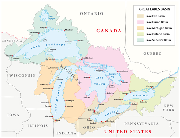 Great Lakes Water Basin