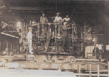 Bottle Machine with workers