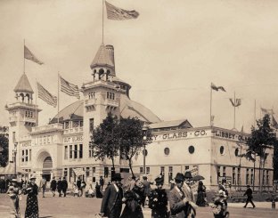 Libbey-Owens-Ford Display at the 1893 Columbia Exposition