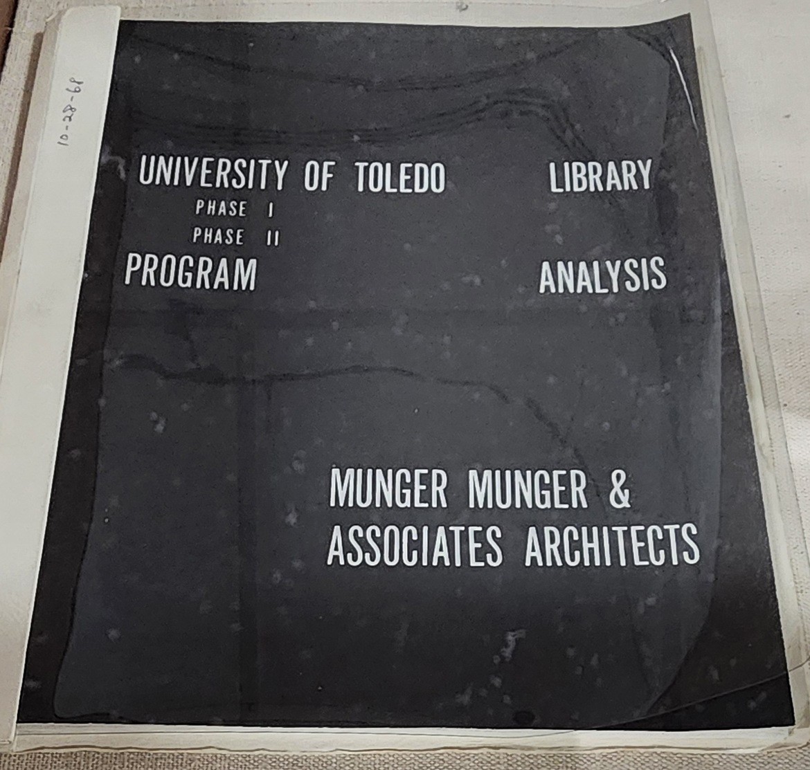 University of Toledo Library Program Analysis (1968), by Munger Munger & Associates Architects