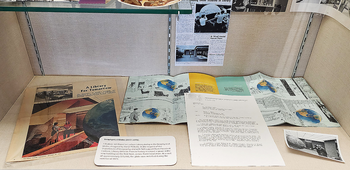Vertical Case, Bottom Shelf: Geophysical Globe (1972-1973)