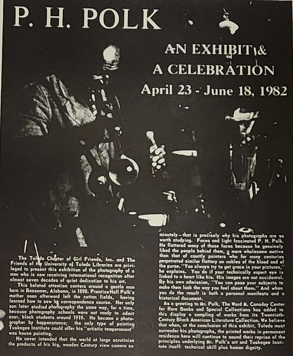P. H. Polk, An Exhibition & A Celebration, April 23 - June 18, 1982