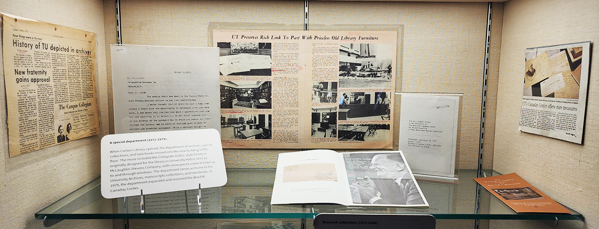 Part 1: History, collections, and exhibits at the Canaday Center, Top Shelf
