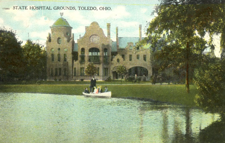 Toledo State Hospital Postcard