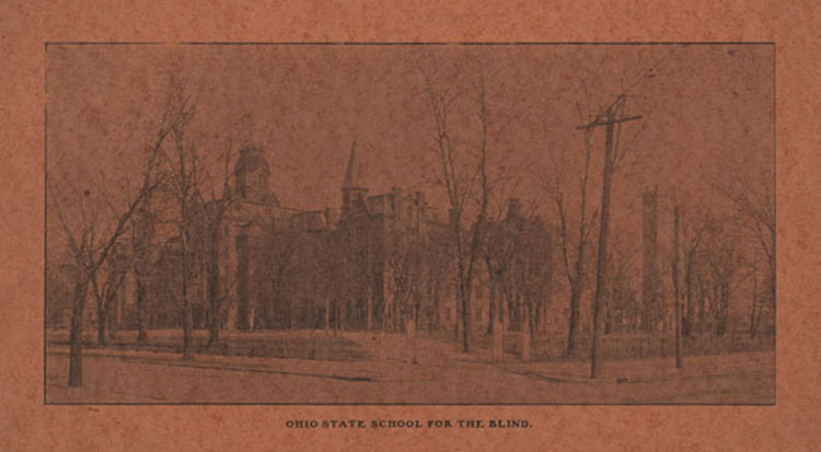 Back cover showing the school