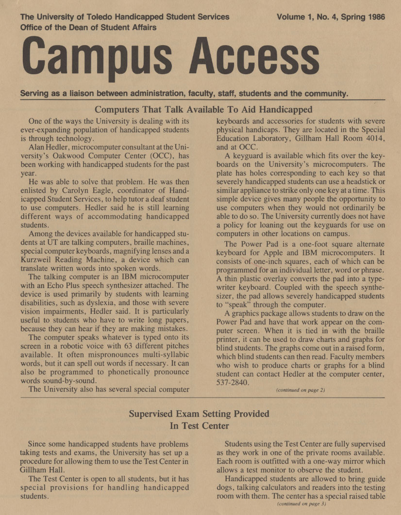 University of Toledo Campus Access