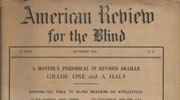 American Review for the Blind, November 1926.  New York: American Braille Press.