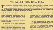 The Crippled Child’s Bill of Rights April 1931