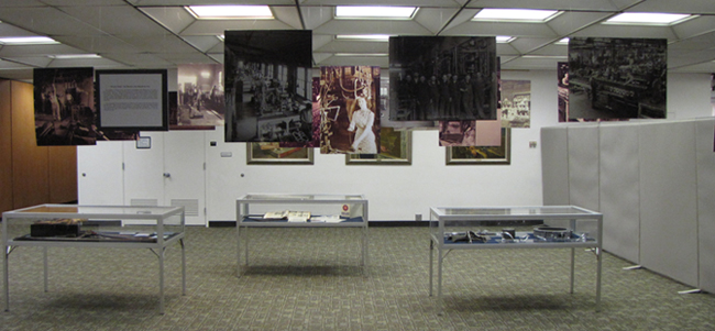 Exhibits in the Art Gallery Area