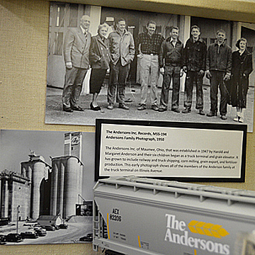 Andersons Family Photograph and Grain Elevator