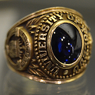 Class ring from the University of Toledo