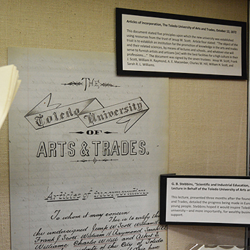 Articles of Incorporation, The Toledo University of Arts and Trades
