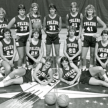 The University of Toledo Women's Basketball Team, 1980