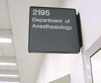 2195 Department of Anesthesiology Picture