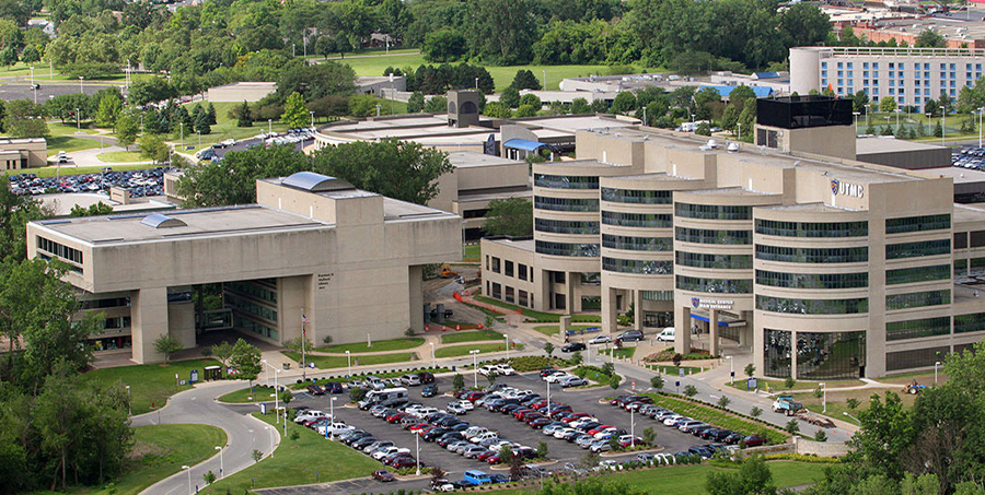 Aerial photo of Health Science Campus