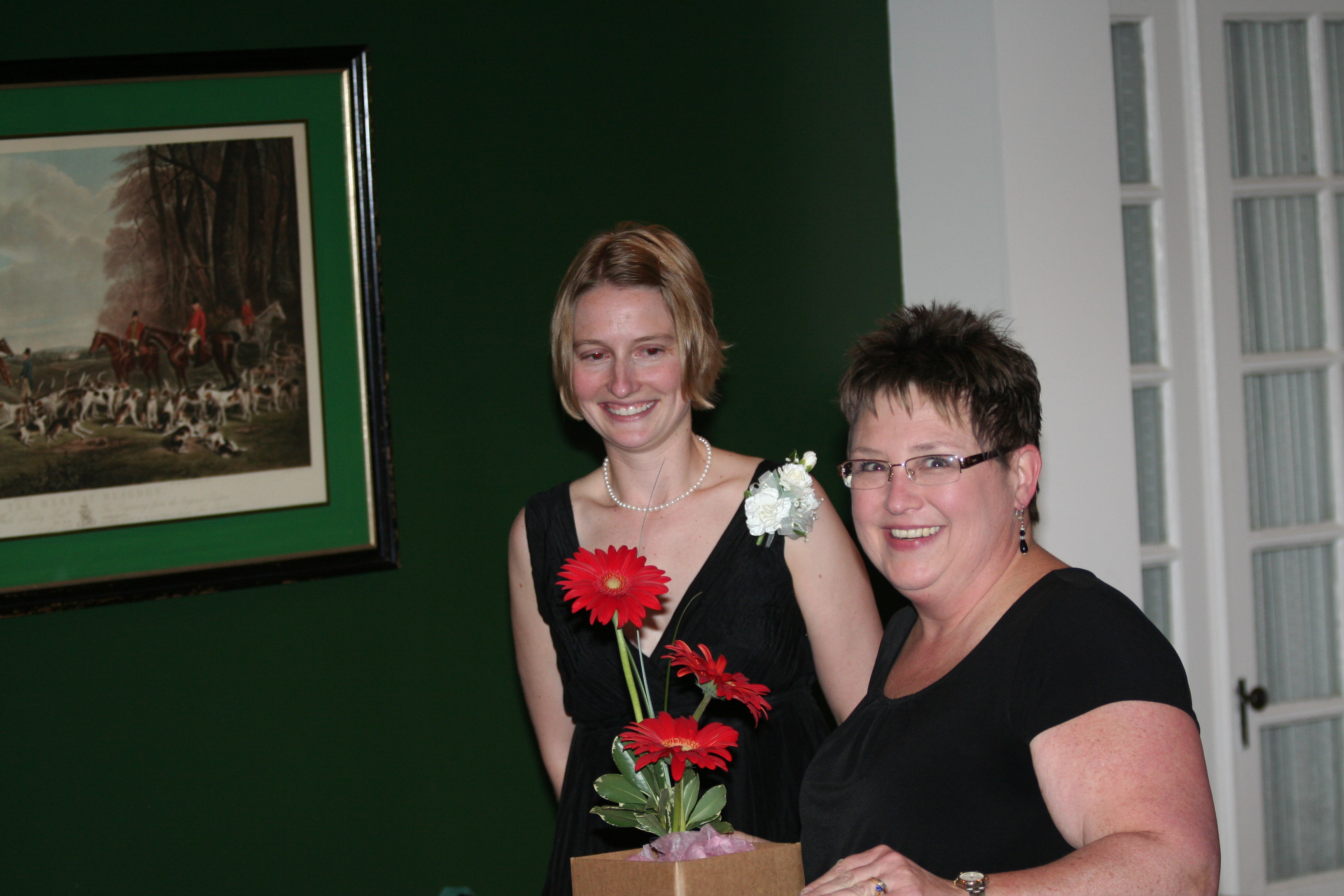 2008 Graduation w/residency Coordinator Zoe Murphy