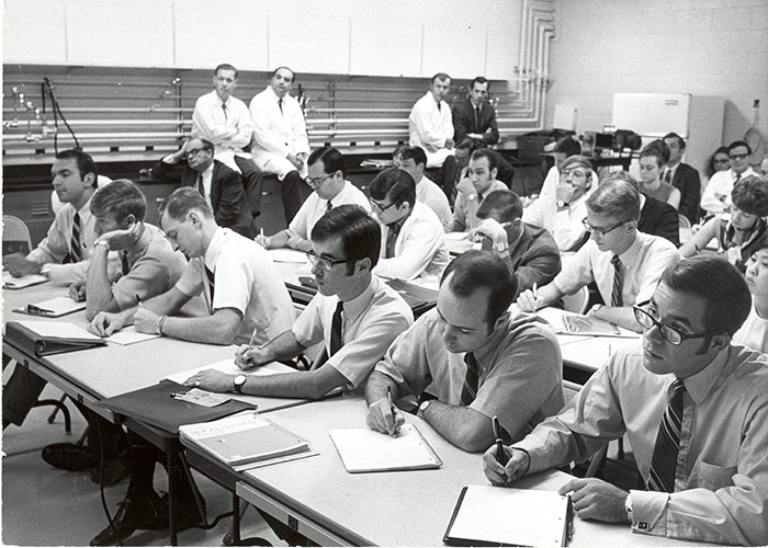 First class of medical students in 1969