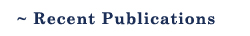 Recent Publications