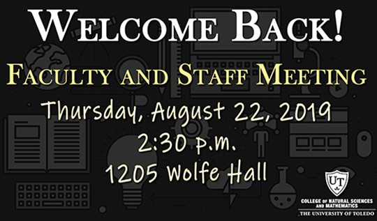 Welcome Back Fall 2019 Welcome Back Fall 2019