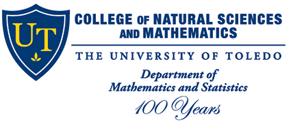 NSM Department of Mathematics and Statistics' 100th Anniversary logo