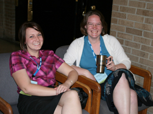 kristen and amanda at IAGLR 2009