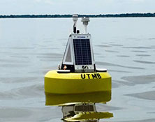 UT buoy in the lake