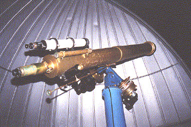The 6-inch Brashear refracting telescope of Brooks Observatory