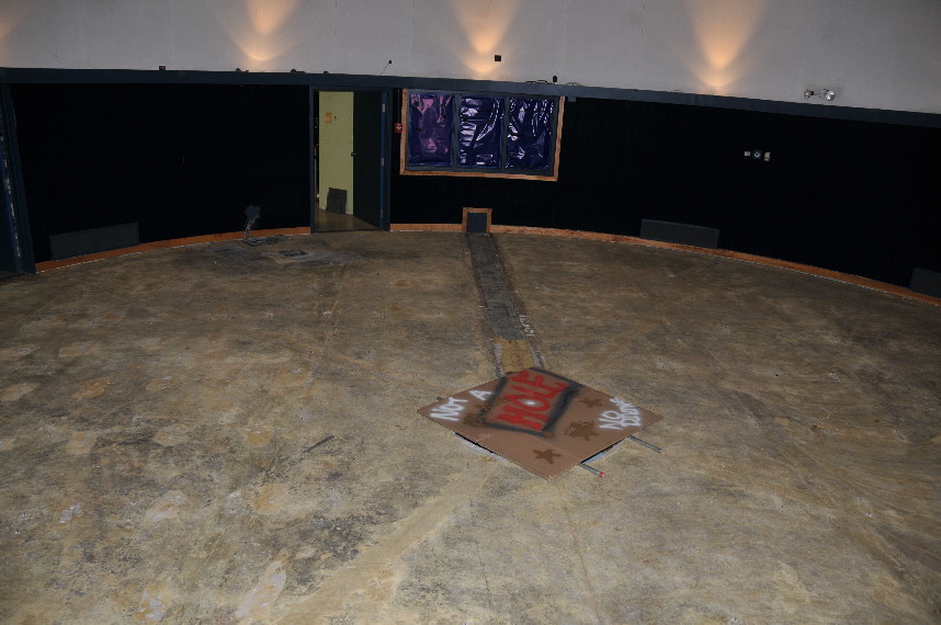 The Ritter Planetarium theater stripped