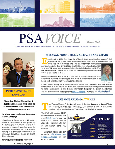 PSA Voice Cover - March 2018