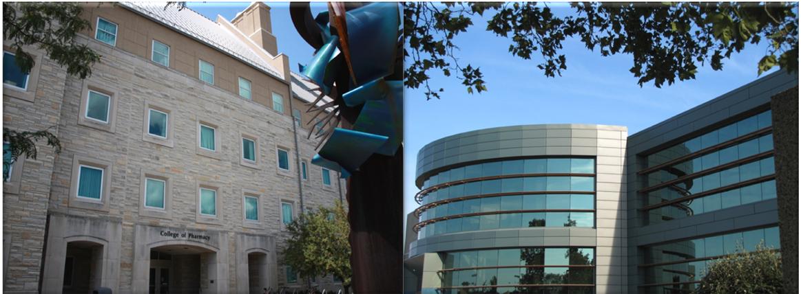 photo wolfe hall and health ed buildings