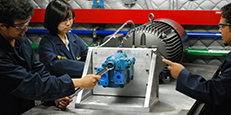 Students Assembling a Motor