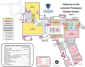 student union second floor map