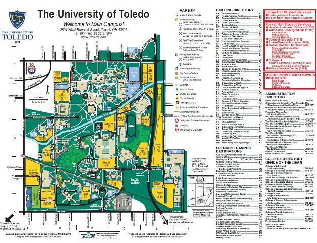 main campus map image