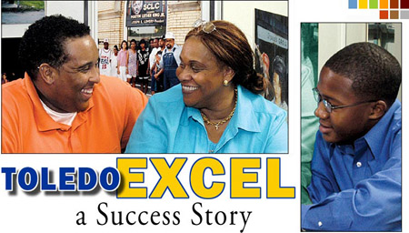 TOLEDO EXCEL Founder Dr. Helen Cooks with EXCEL students