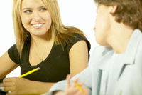 women tutoring a student