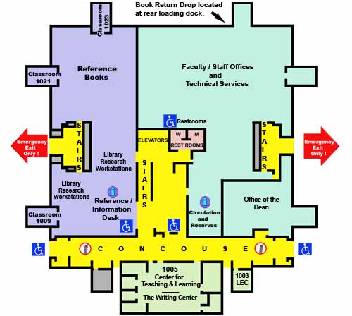 Carlson Library First Floor
