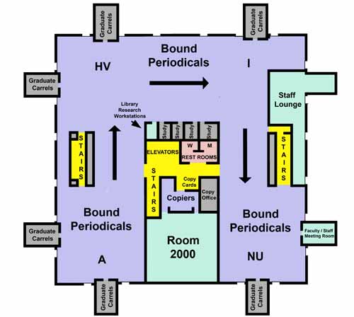 Carlson Library Second Floor