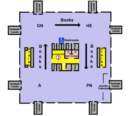 Carlson Library Fourth Floor